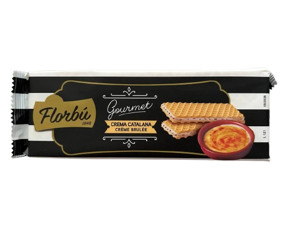 Вафли Florbu Gourmet Crema Catalana Creme Brulee 150 г Вафли Florbu Gourmet Crema Catalana Creme Brulee 150 г