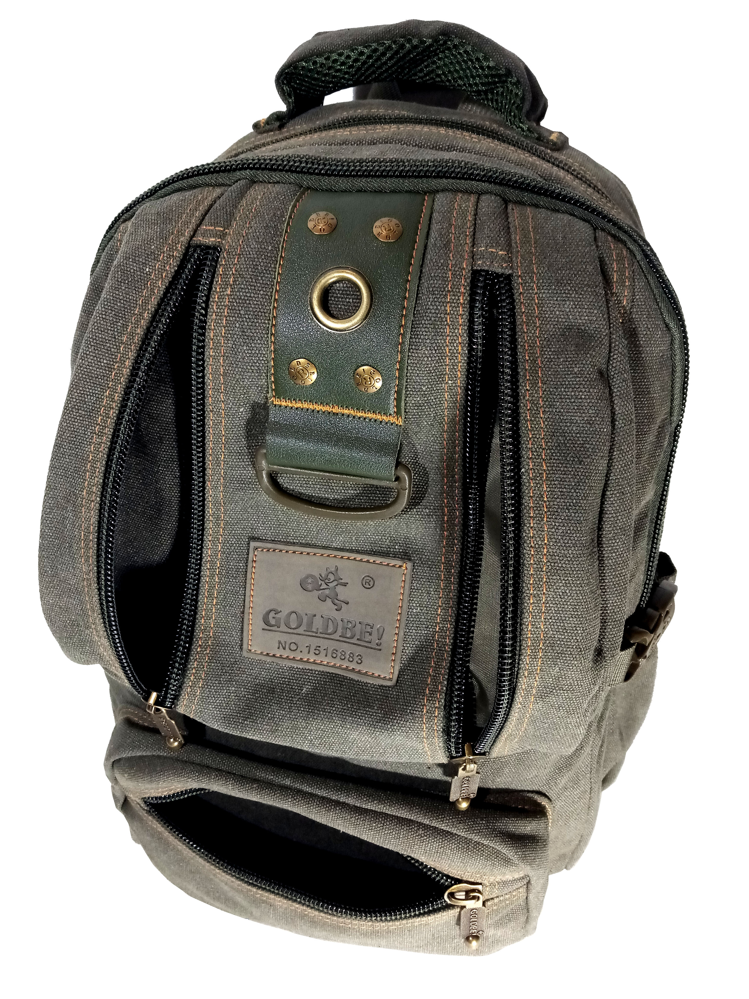 Рюкзак джинсовий Gold Be 1304 S 22 л Зелений - фото 2 Рюкзак джинсовий Gold Be 1304 S 22 л Зелений - фото 2