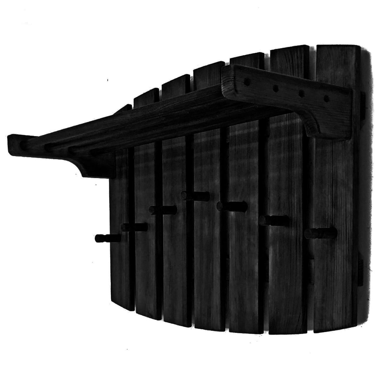 Вішалка банна з дерева Глід Венге (ВБА-002212)