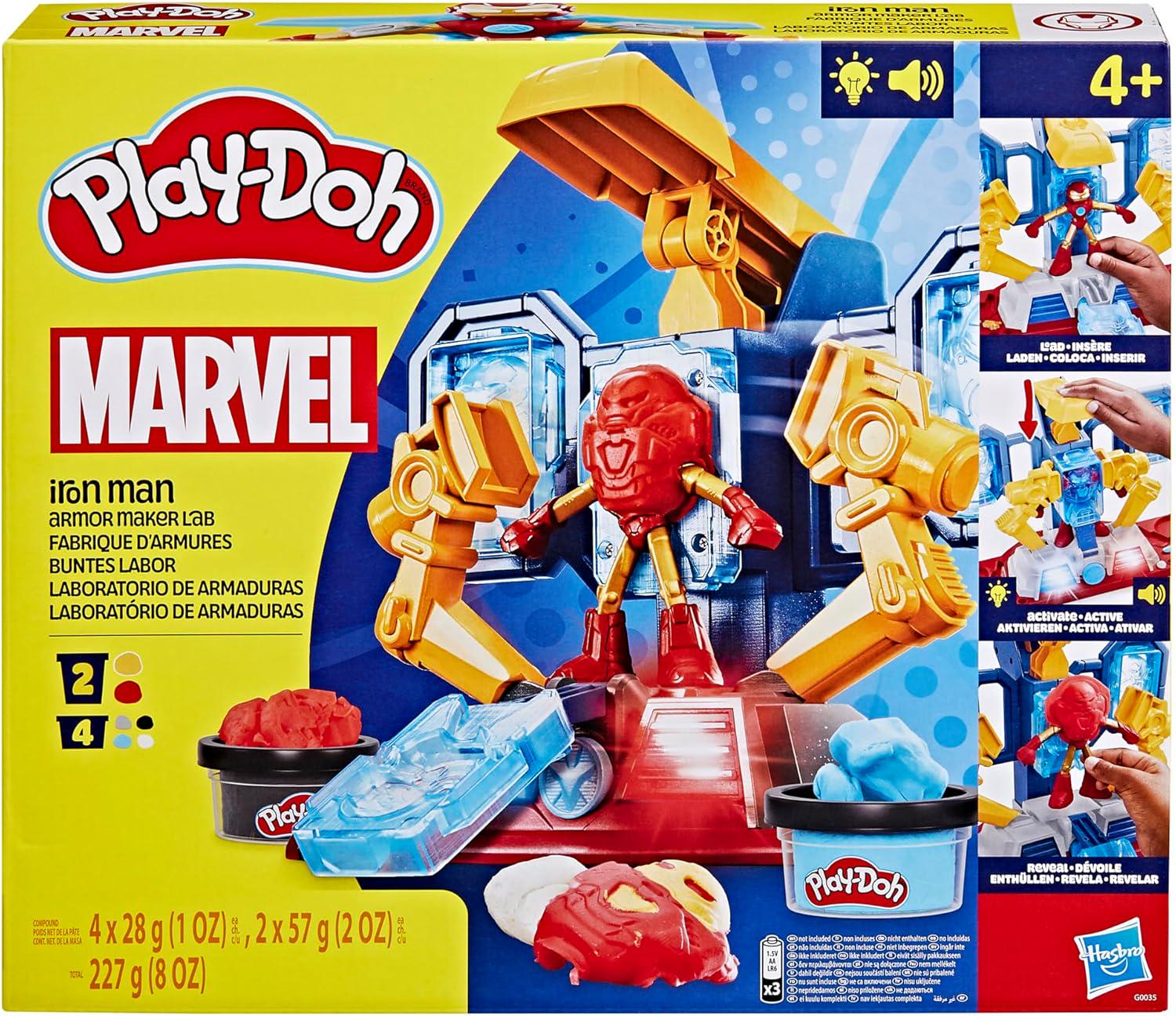 Игровой набор для лепки Hasbro Play-Doh Marvel Iron Man Железный человек! (G0035)