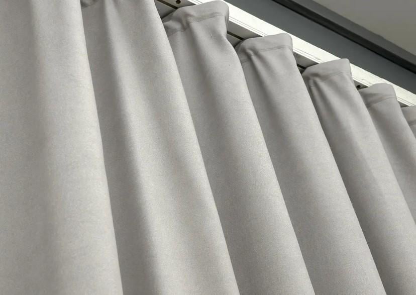 Шторы из микровелюра Petek 1,5х2,9 м 2 шт. Светло-серый (1832ш 33-0812) - фото 6