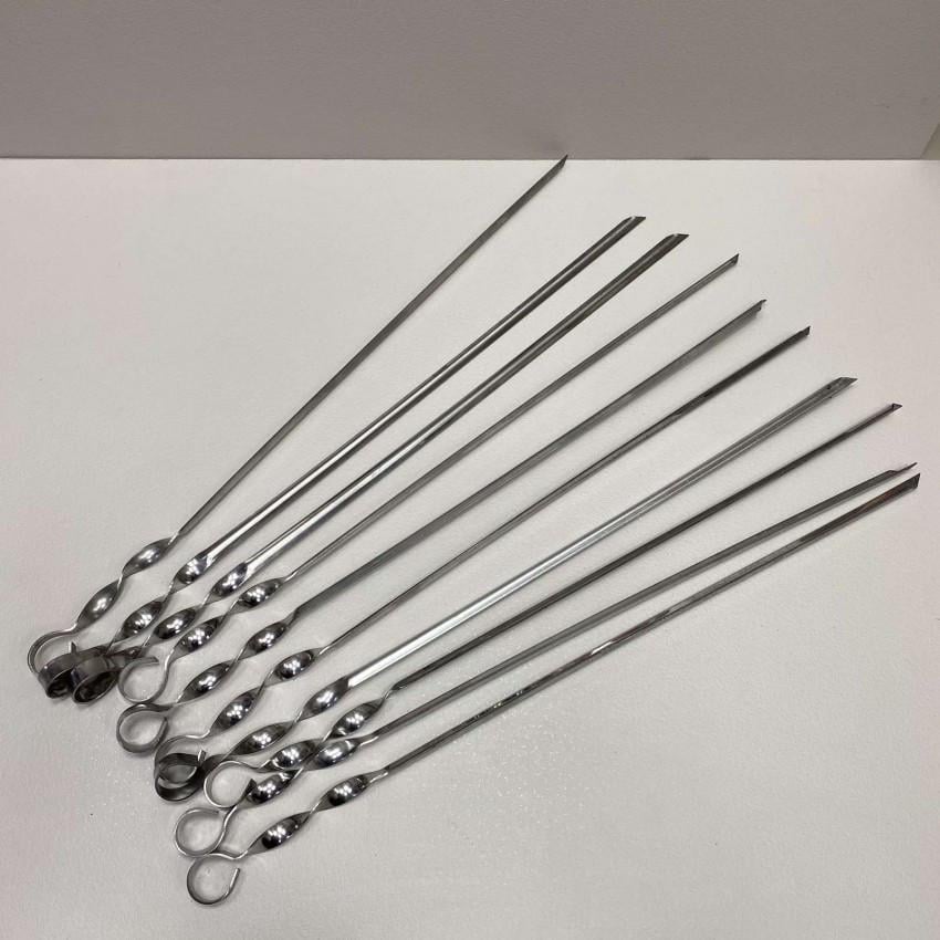 Набор угловых шампуров A-PLUS 5656 из стали 56,6 см 10 шт. (2184050541)