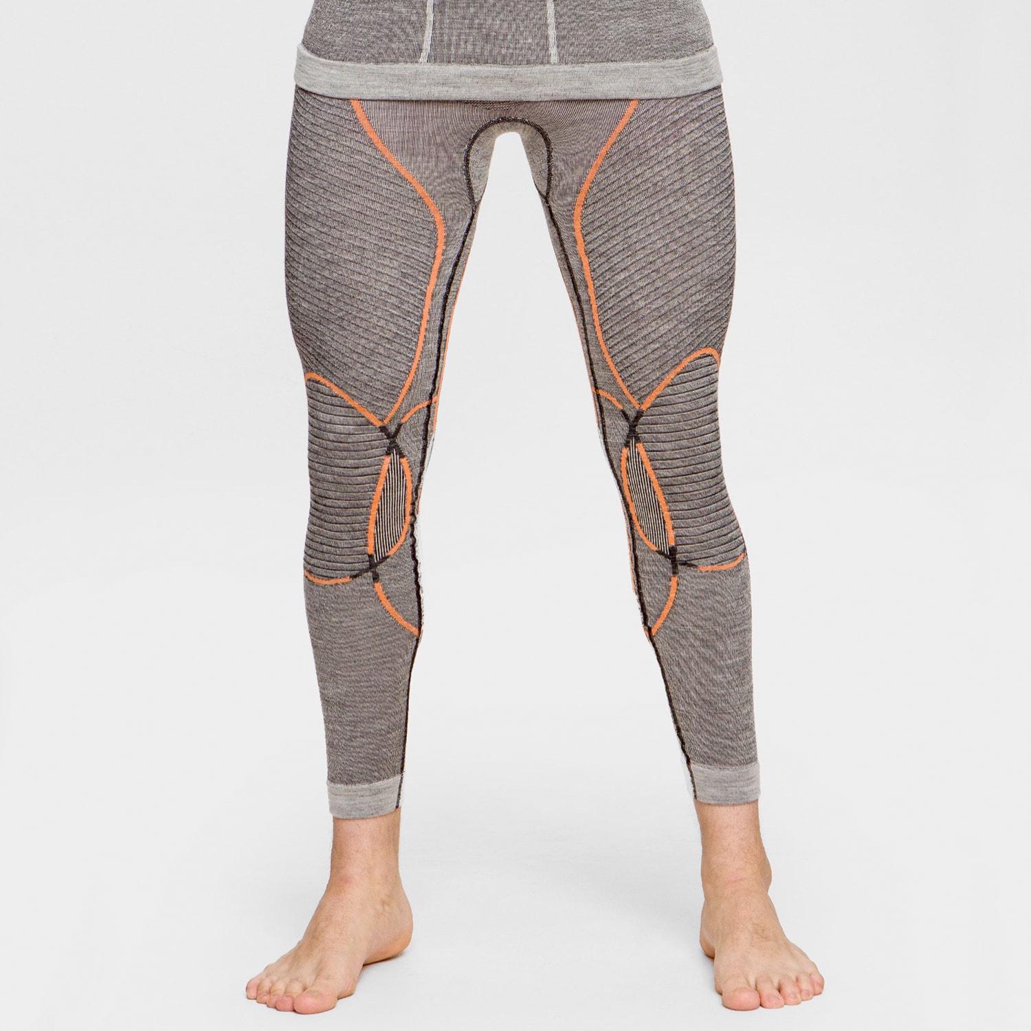 Чоловічий комплект термобілизни X-BIONIC Apani Merino 4.0 AP-WT06(WP05)W19M S Grey/Orange - фото 5