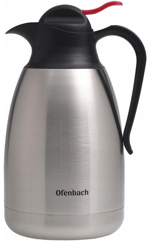 Термос Ofenbach з вакуумною сталевою колбою 1500 мл Термос Ofenbach з вакуумною сталевою колбою 1500 мл