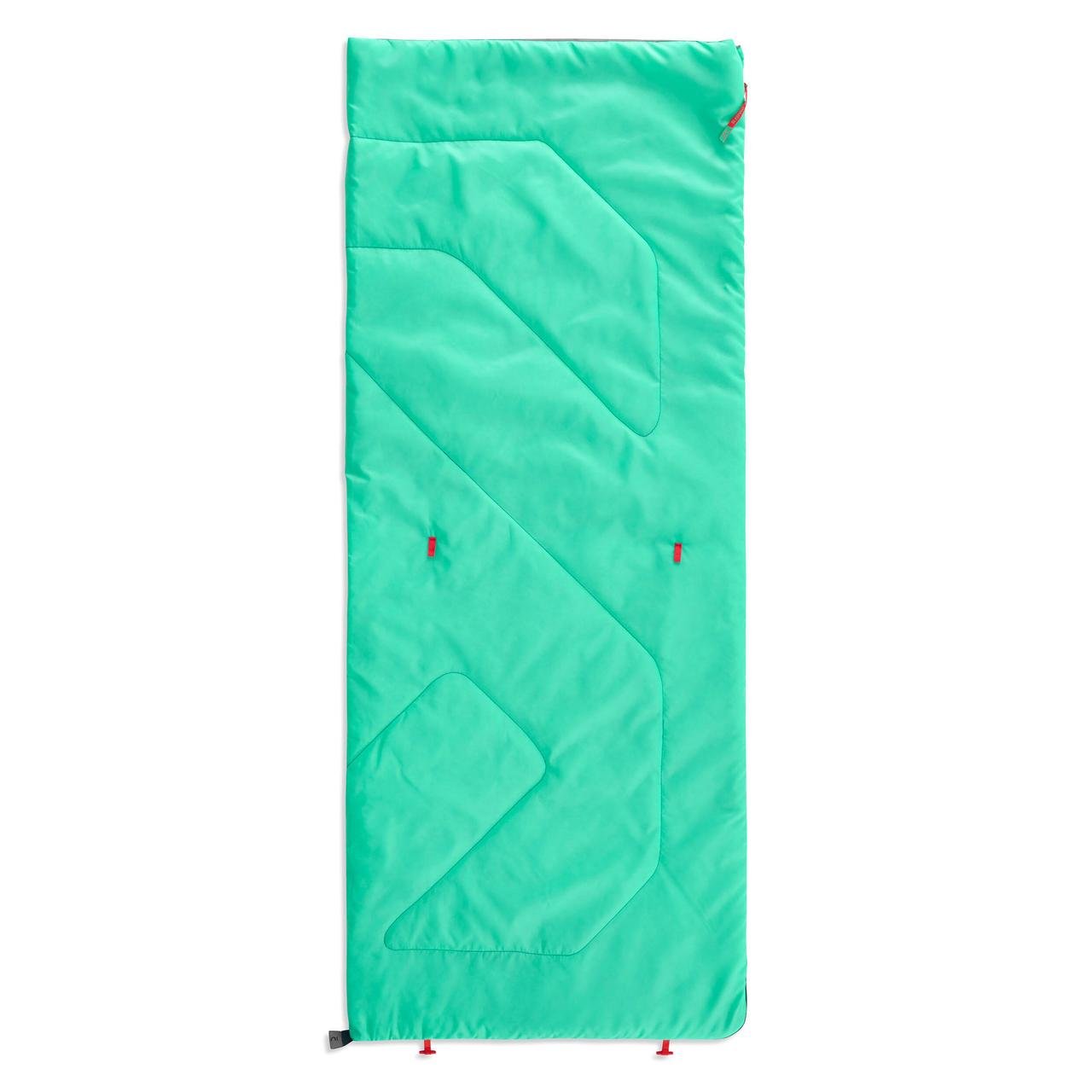 Спальний мішок дитячий Quechua 160x65 см для кемпінгу Зелений