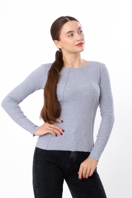 Лонгслів жіночий Носи Своє р. 52 Сірий (8387-019) - фото 2