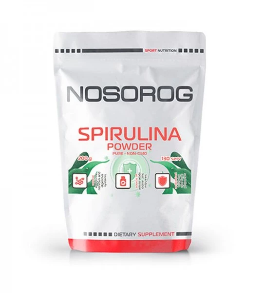 Спіруліна NOSOROG Spirulina Powder Без смаку 200 г (18305-01) Спіруліна NOSOROG Spirulina Powder Без смаку 200 г (18305-01)