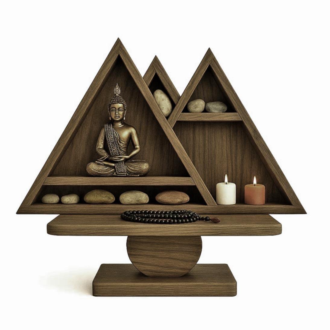 Алтарь для медитации из дерева Ясмина Палисандр (ЛАТ-004802)