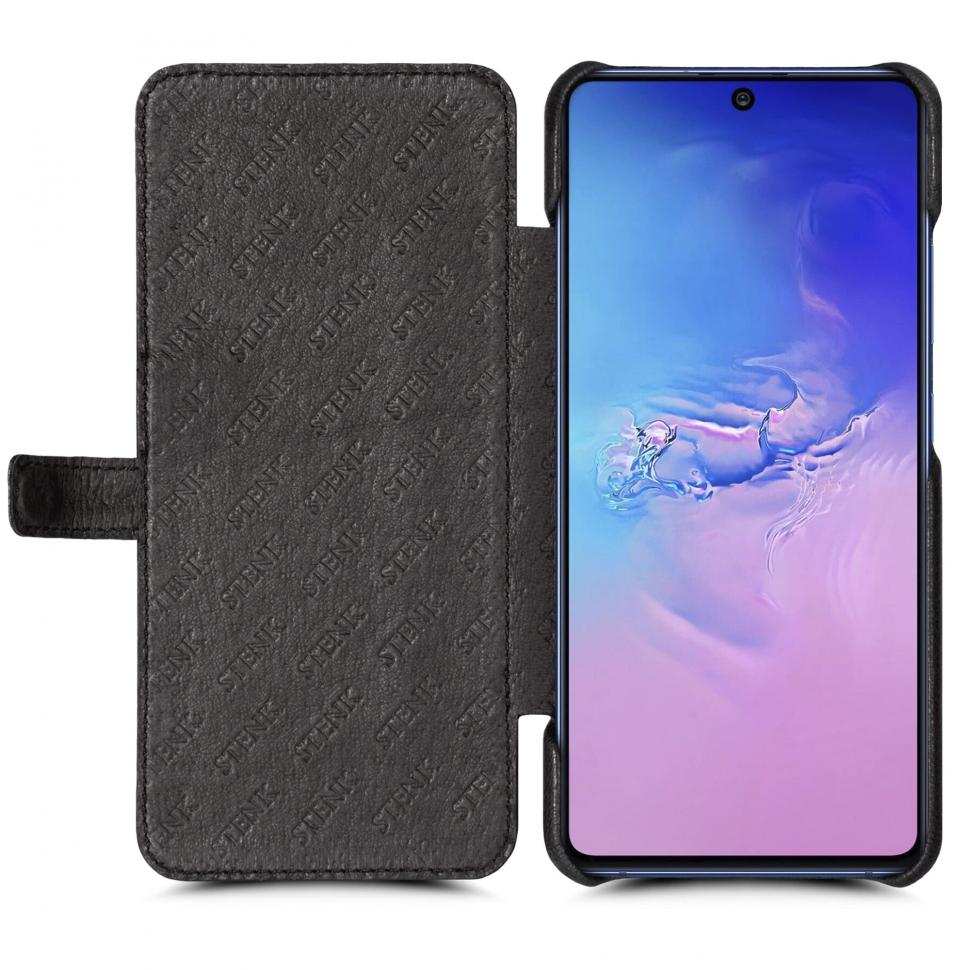 Чехол книжка Stenk Premium для Samsung Galaxy S10 Lite Черный (65846)