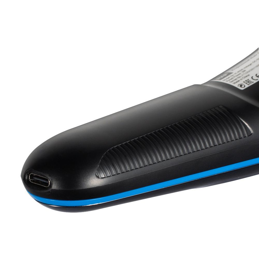 Машинка для стрижки RAF R.4008 бездротова з змінними насадками Синій (01569) - фото 8 Машинка для стрижки RAF R.4008 бездротова з змінними насадками Синій (01569) - фото 8