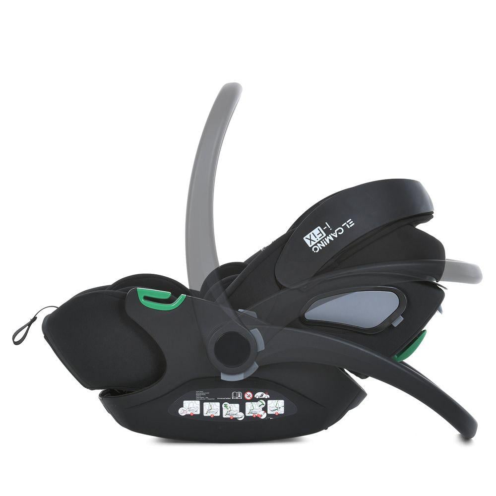 Автокресло детское El Camino ME 1110 i-FIX Jet Black (24087440) - фото 6