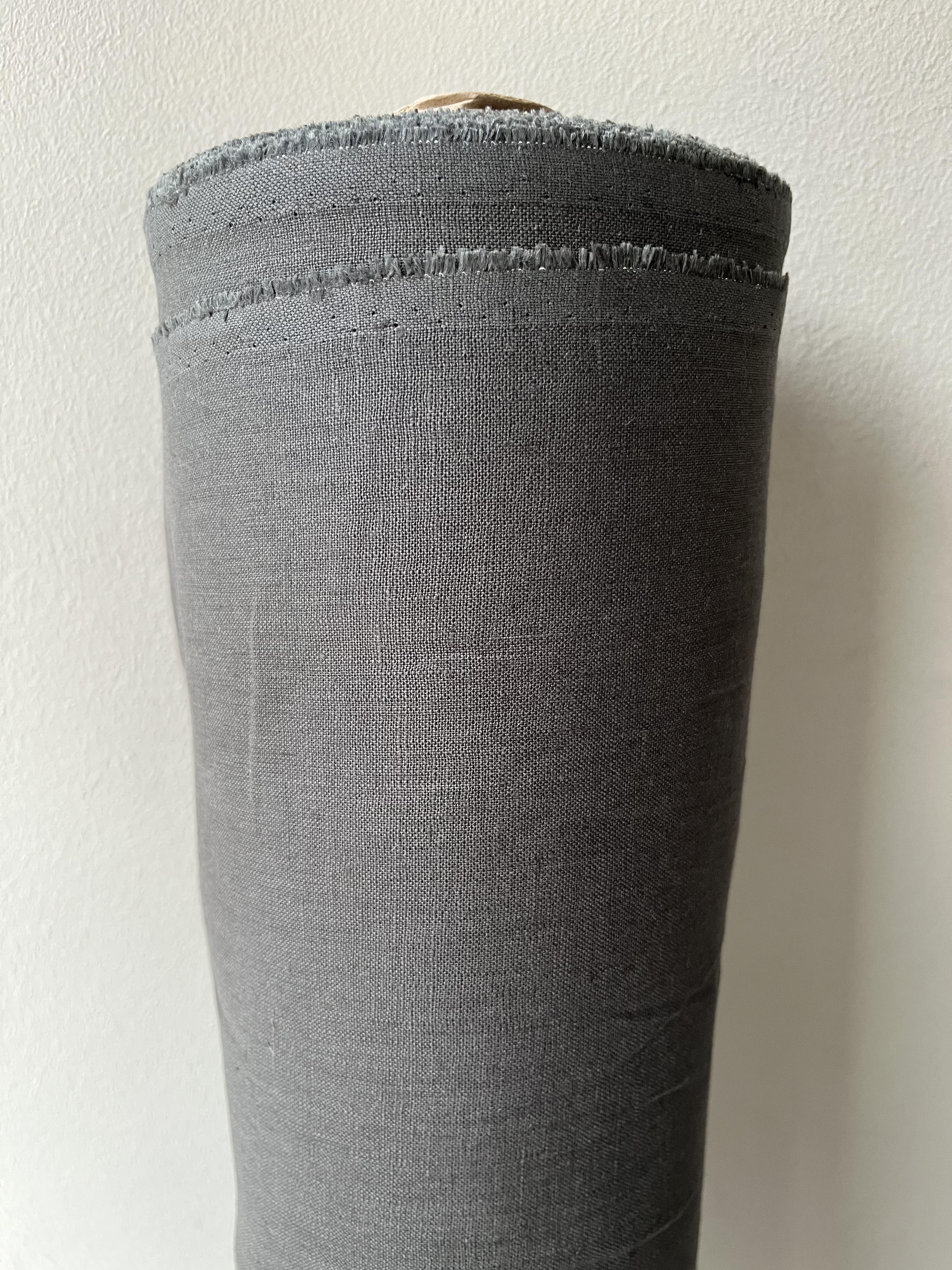 Ткань костюмная льняная Linen Plus 148 см 744 Графитовый - фото 4 Ткань костюмная льняная Linen Plus 148 см 744 Графитовый - фото 4