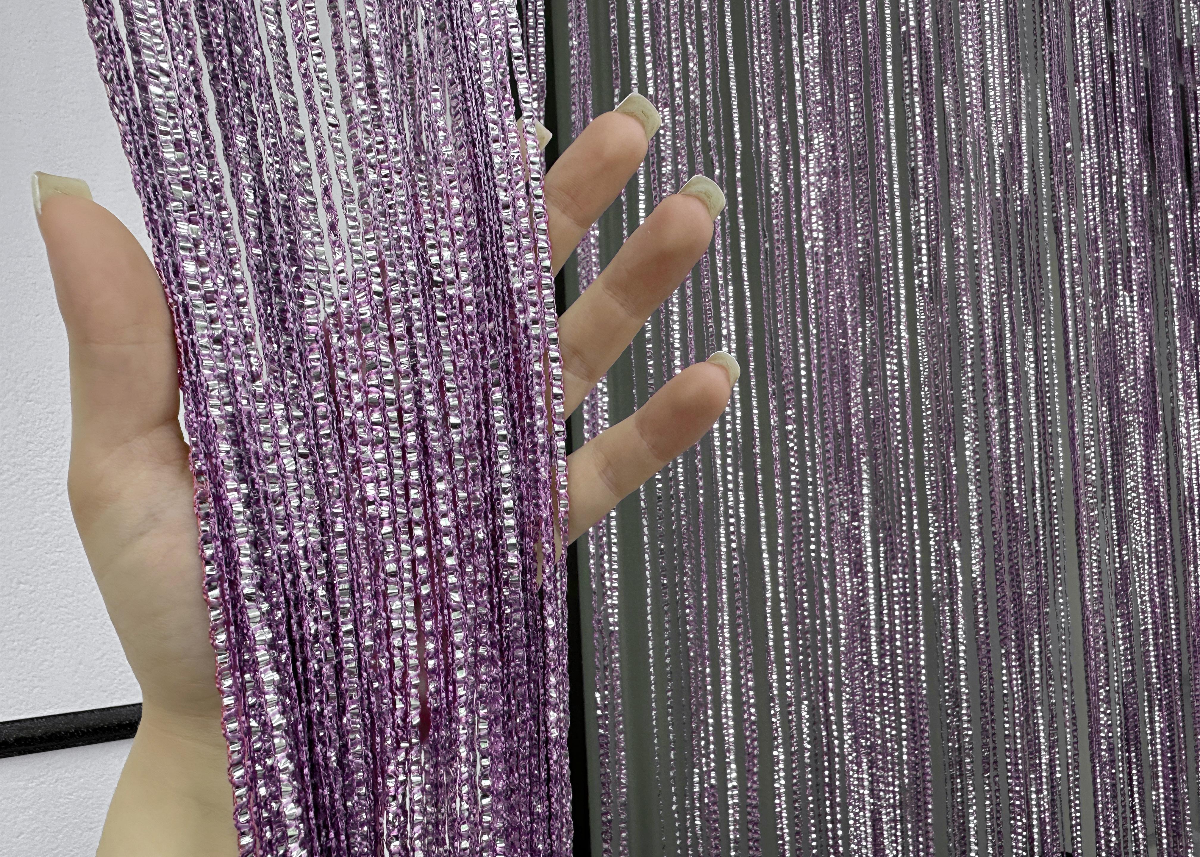 Штори-нитки Rovi Premium з люрексом 300х300 см Ліловий (61-112) - фото 6