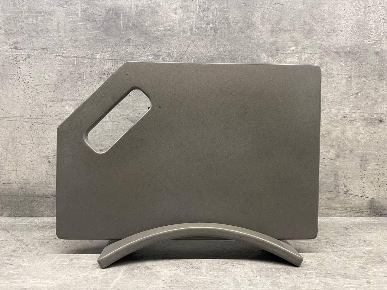 Доска кухонная Aurora на подставке из искусственного акрилового камня 305x205 мм (23857804)