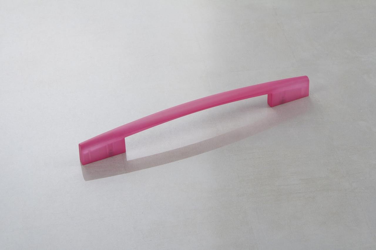 Меблева ручка Poliplast РП-19/192 Прозорий рожевий (16039)