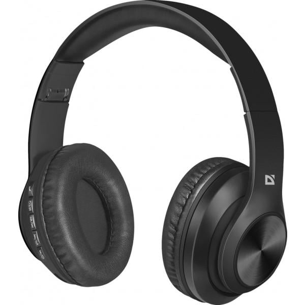 Наушники с микрофоном Defender FreeMotion B552 Bluetooth Черный (63552)