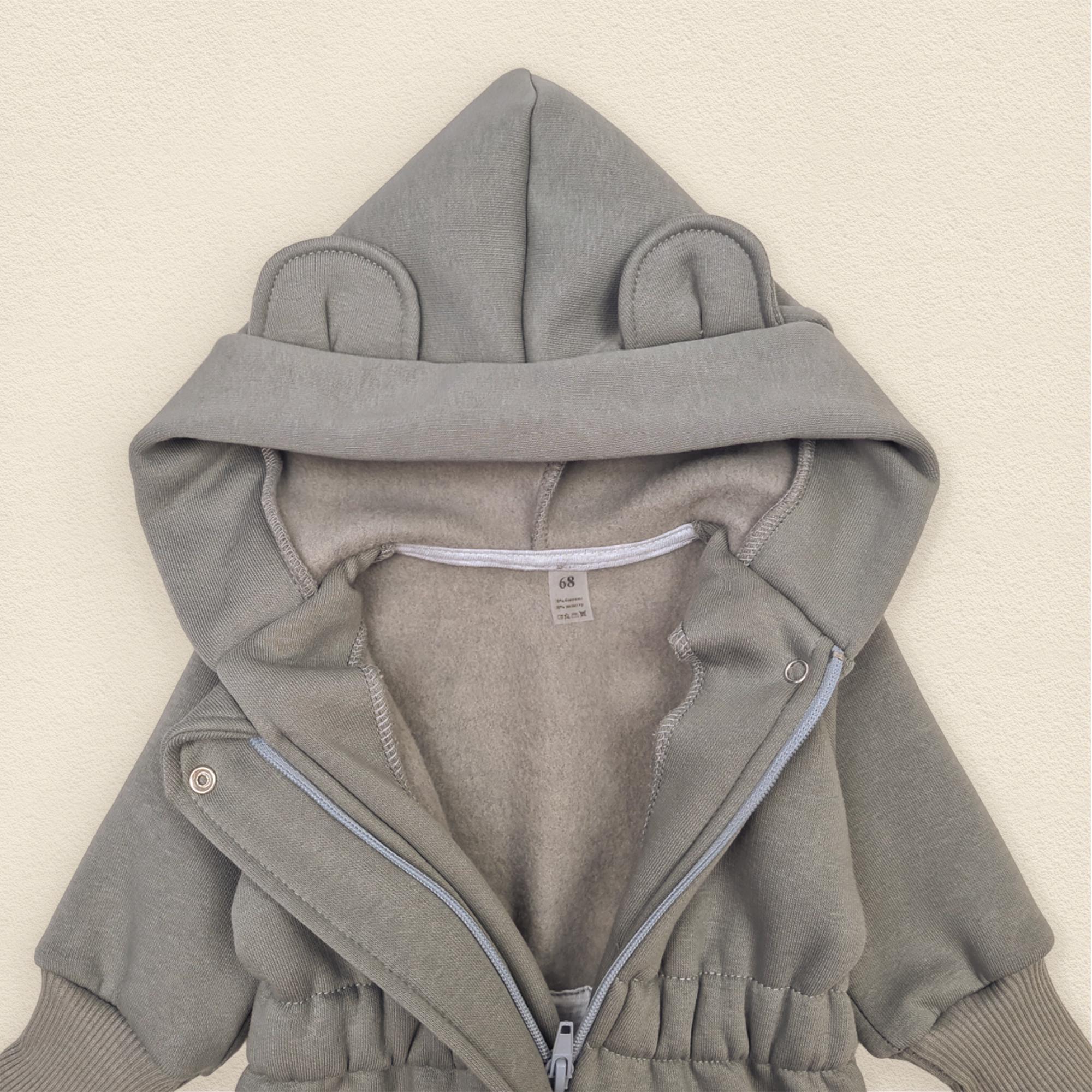 Комбинезон детский демисезонный Dexter's 2142 86 см Серый (d2142-46-1) - фото 3 Комбинезон детский демисезонный Dexter's 2142 86 см Серый (d2142-46-1) - фото 3