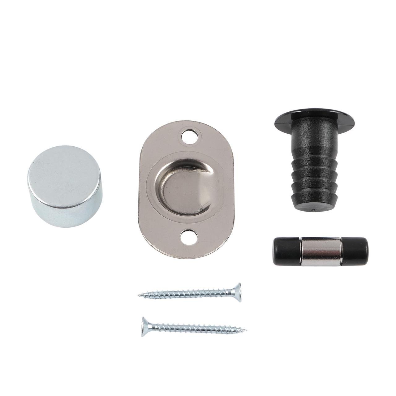 Прихований магнітний стопор для дверей Antey Vision Чорний (PL020385) - фото 4