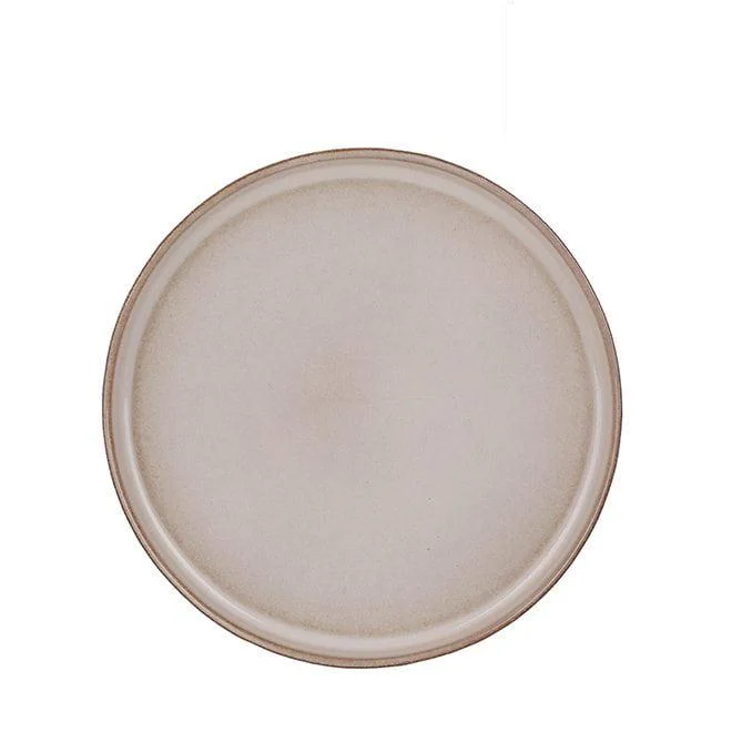 Тарелка керамическая Flora Modern line 21 см Бежевый (33395)
