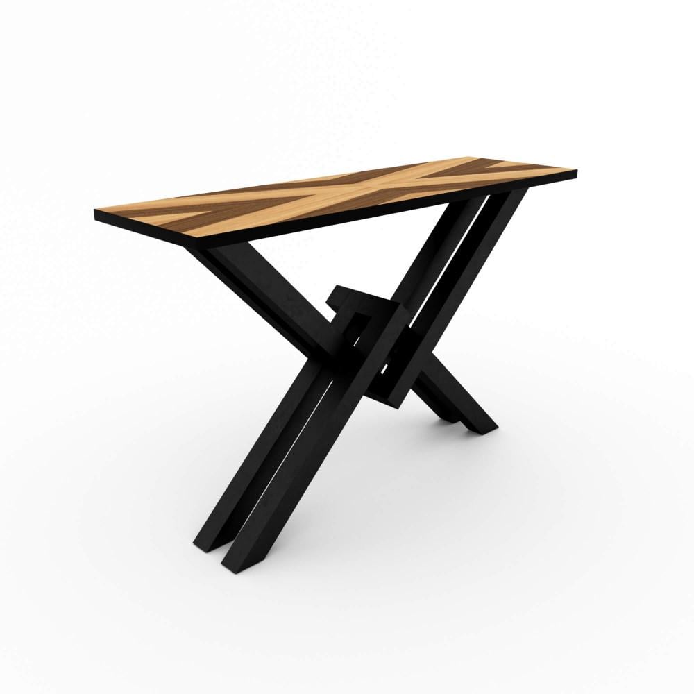 Консоль дизайнерская металллическая Karkas Экстрим HPL 1300х400х850 мм Консоль дизайнерская металллическая Karkas Экстрим HPL 1300х400х850 мм