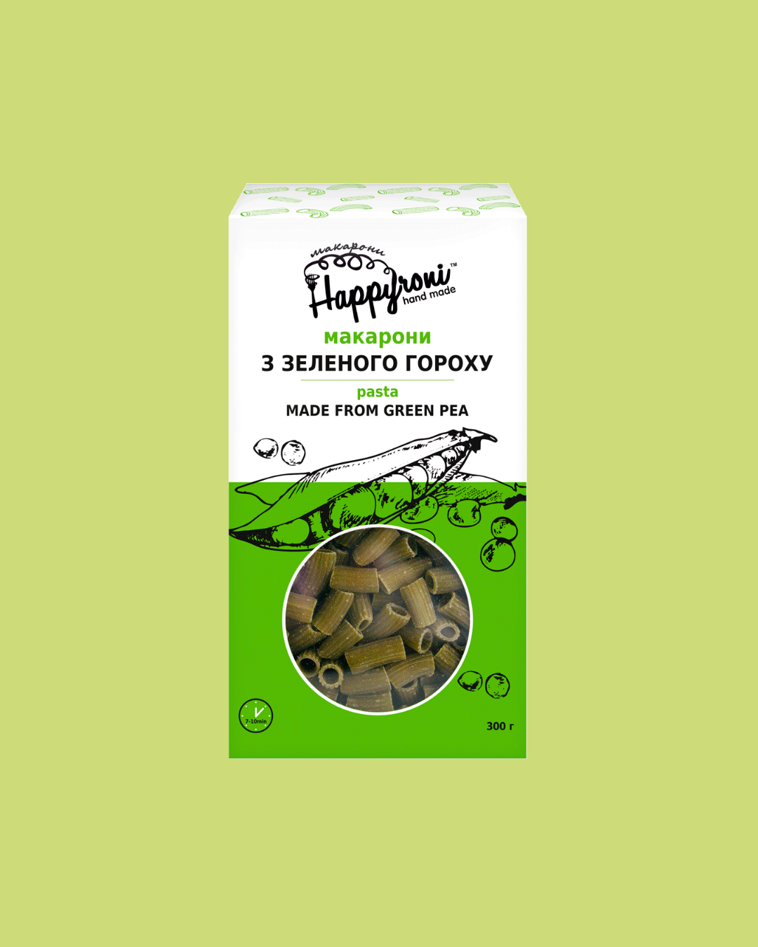 Трубочки из зеленого гороха 300 г