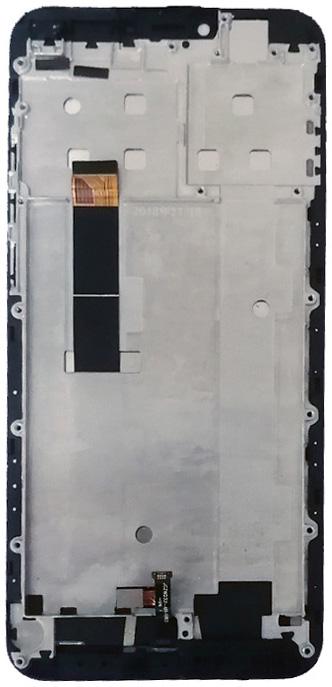 Дисплей и сенсор с передней панелью для Doogee Y7 Plus Black (2000996021605)