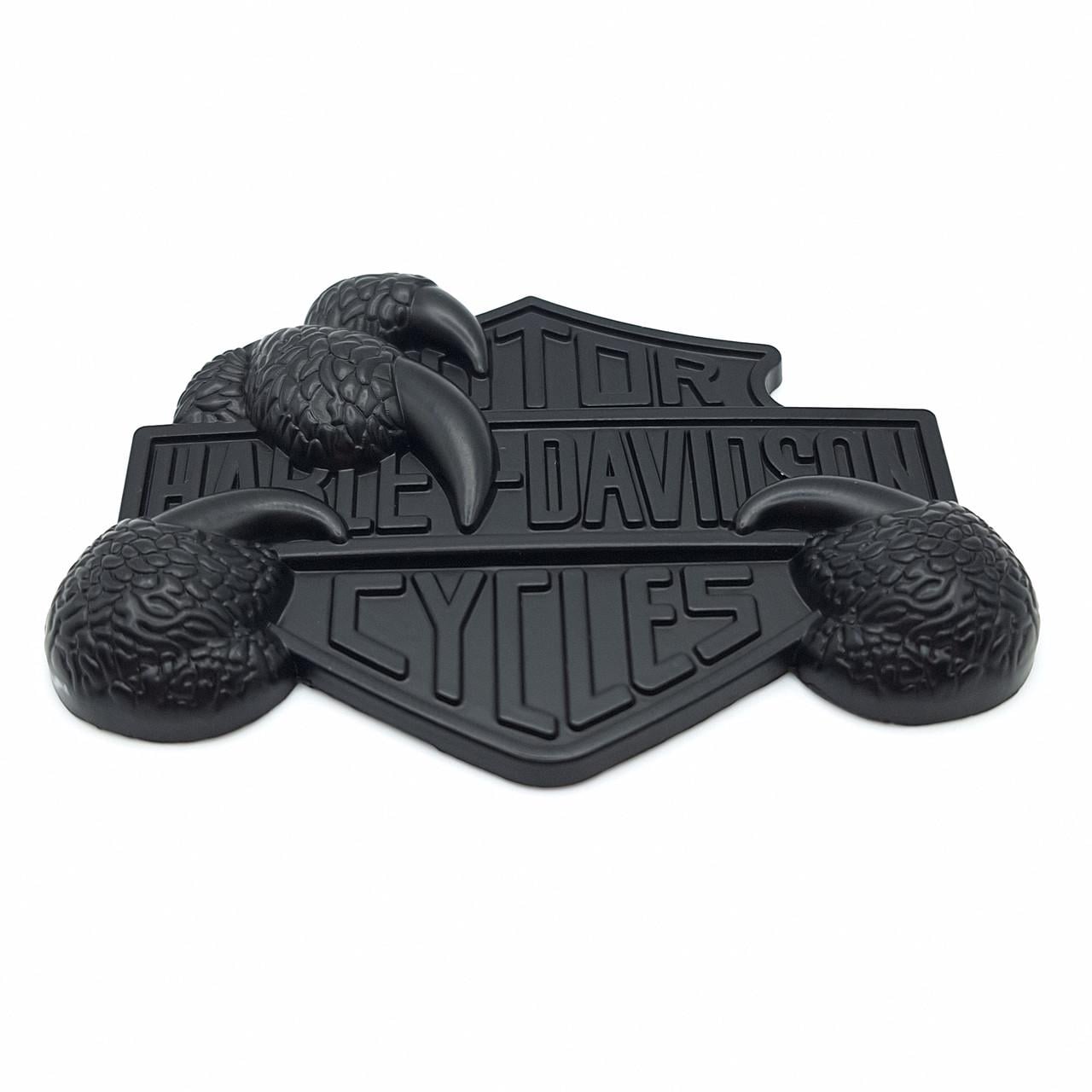 Эмблема Harley Davidson металл Черный матовый (2173553488)