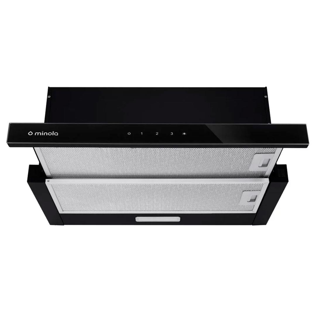Вытяжка телескопическая Minola HTLS 6734 BL 1100 LED GLA Stainless Steel (5902767907873)