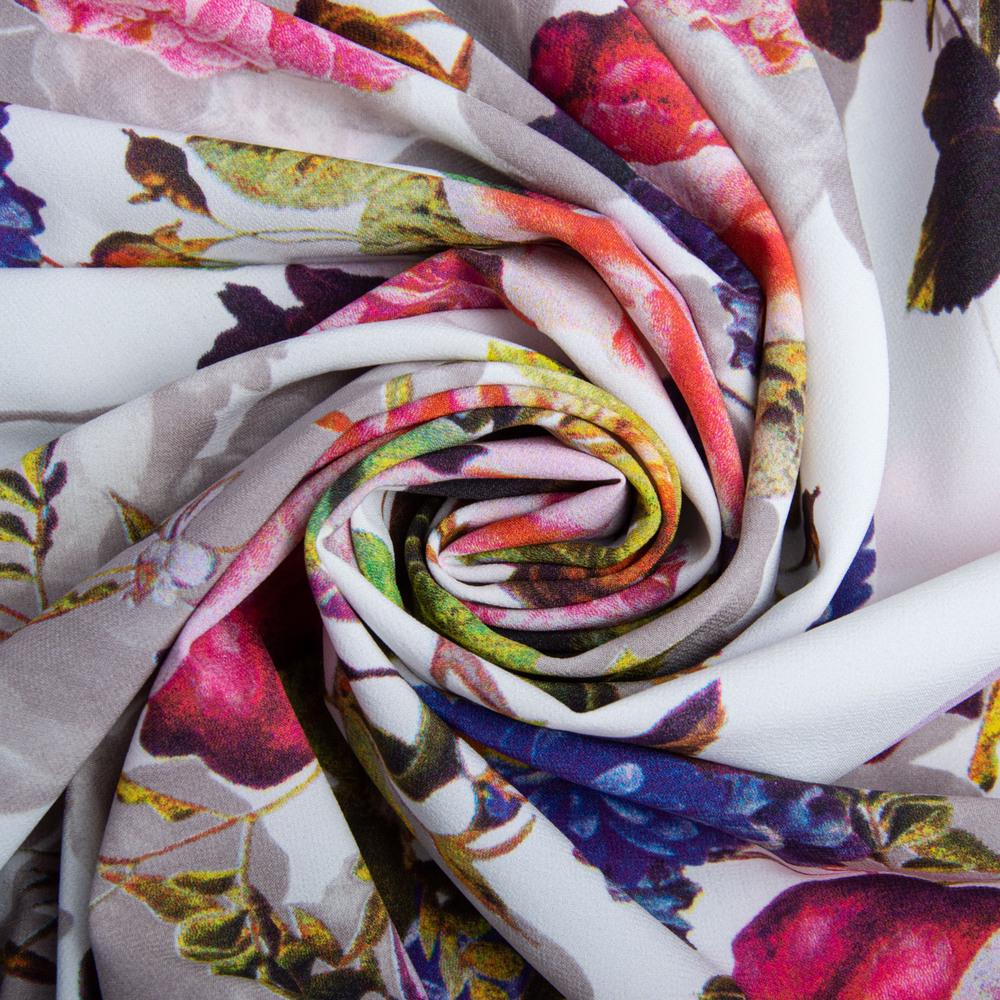 Ткань платная супер софт Цветочный Утренний сад (20761)