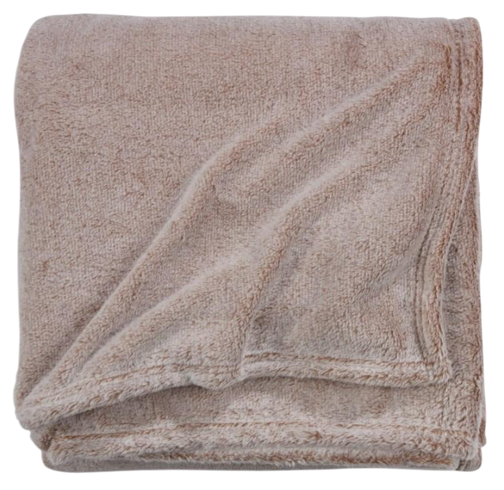 Плед стеганый флисовый 200x220 см Тауп (73c16572)