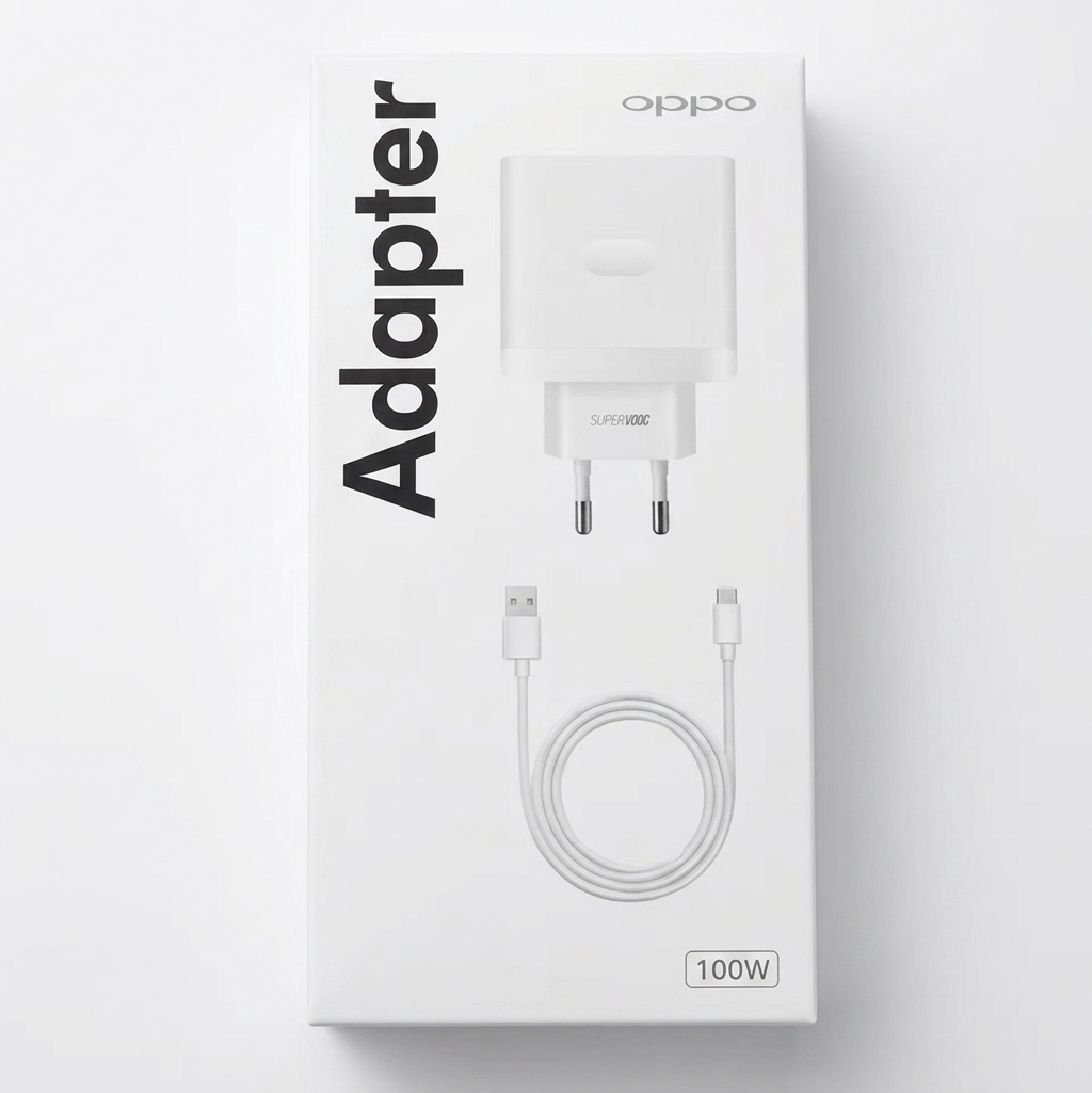 Зарядний пристрій мережевий OPPO SuperVOOC 100W BOX з кабелем 1 м (36233513)