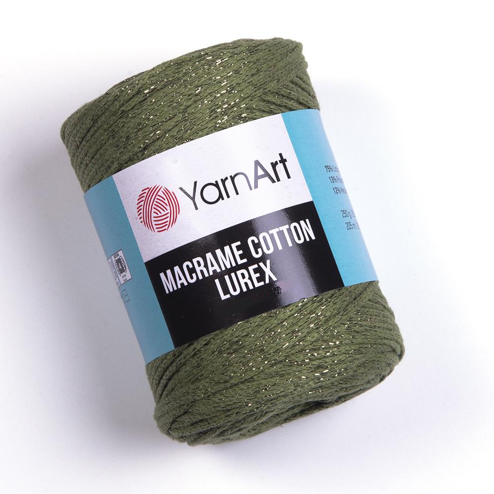 Пряжа YarnArt Macrame Cotton lurex 741