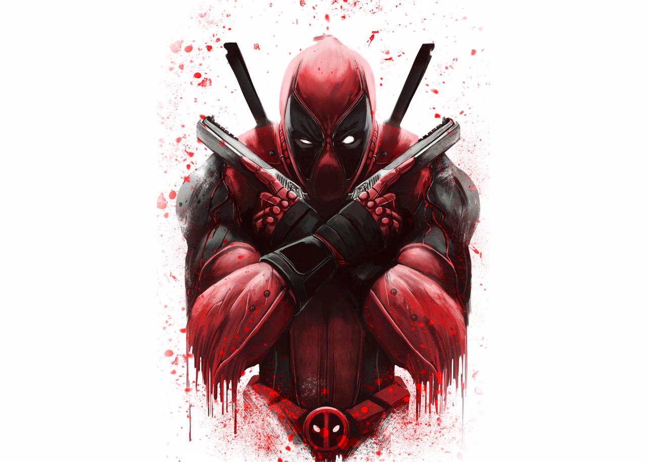 Картина GeekLand Deadpool minimal 40х60 см (DP.09.072)