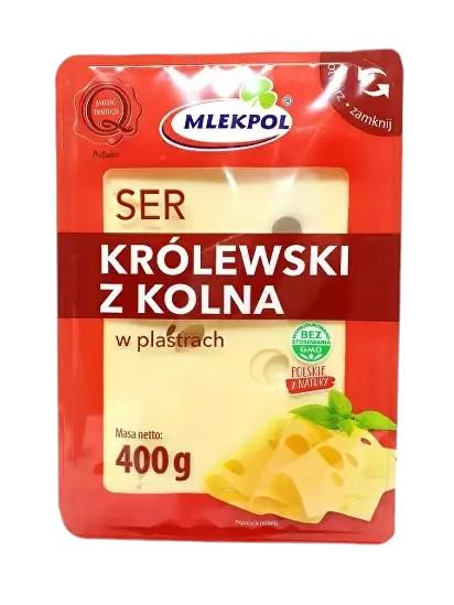 Сир нарізка Mlekpol Krolewski z Kolna 400 г