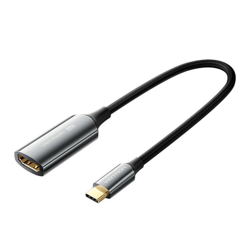 Адаптер USB-C на HDMI Vention 4K 60 Гц 0,25 м Чорний (CREBC) Адаптер USB-C на HDMI Vention 4K 60 Гц 0,25 м Чорний (CREBC)