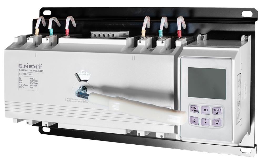 Автомат введення резерву E.NEXT e.industrial.ats.3.315 3Р 315A 65кА (i088018)