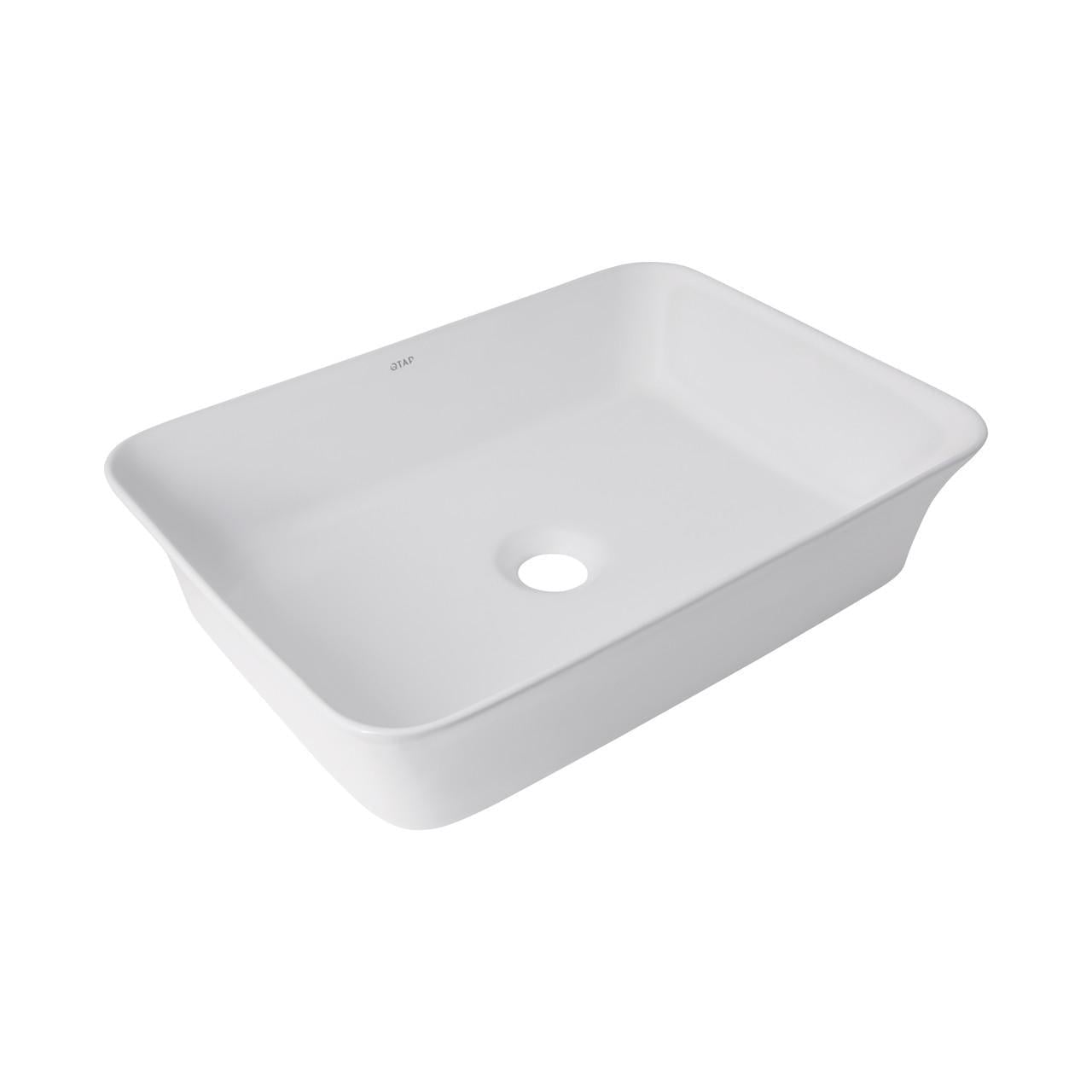 Раковина-чаша Qtap Virgo 490x350x110 мм White (QT18112261WN)