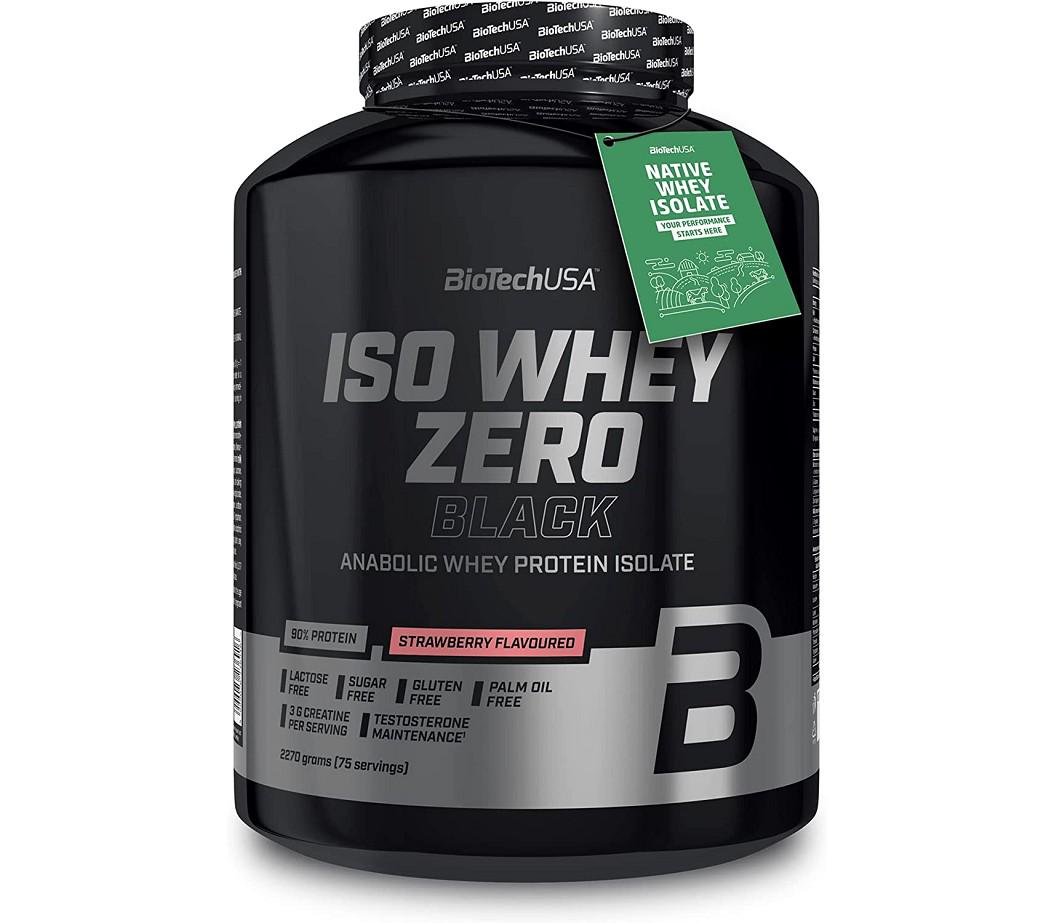 Протеин BioTech Iso Whey Zero Black 2,27 кг Клубника