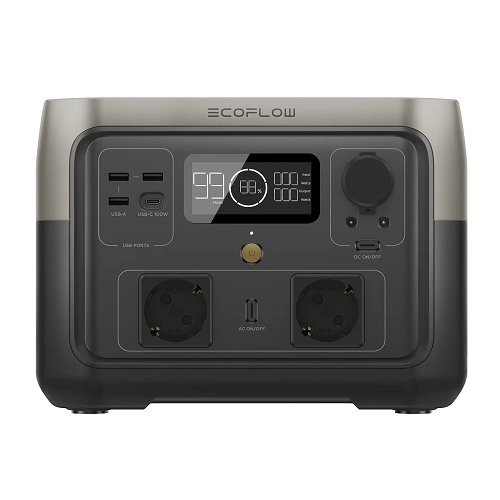 Зарядная станция EcoFlow River 2 Max 512 Wh Черный Зарядная станция EcoFlow River 2 Max 512 Wh Черный