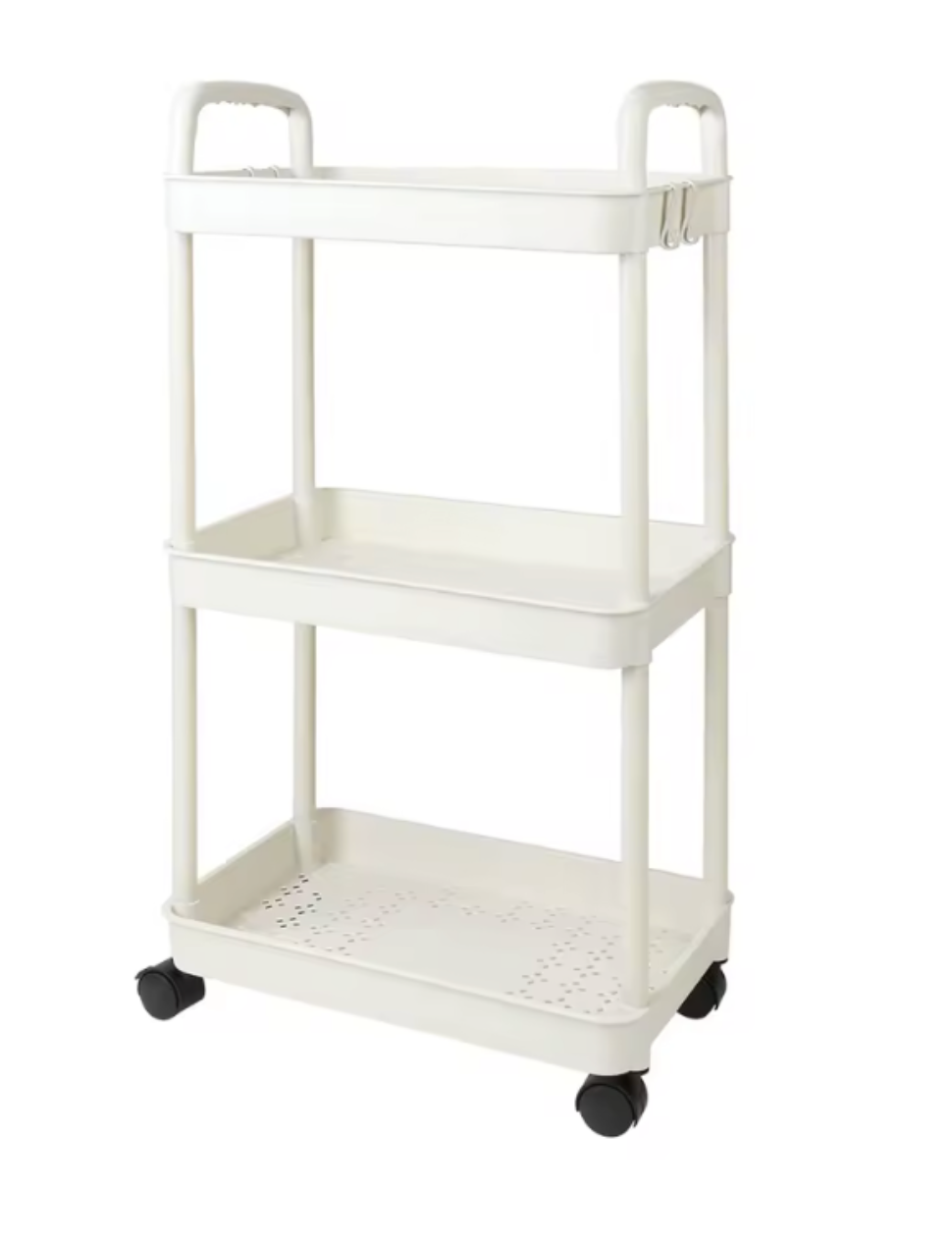 Этажерка пластиковая напольная на 3 полки 70х35х22 см Белый (21588749) Этажерка пластиковая напольная на 3 полки 70х35х22 см Белый (21588749)