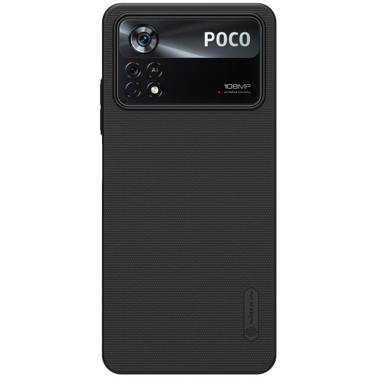 Чохол бампер Nillkin Super Frosted Shield для Xiaomi Poco X4 Pro 5G Black - фото 1