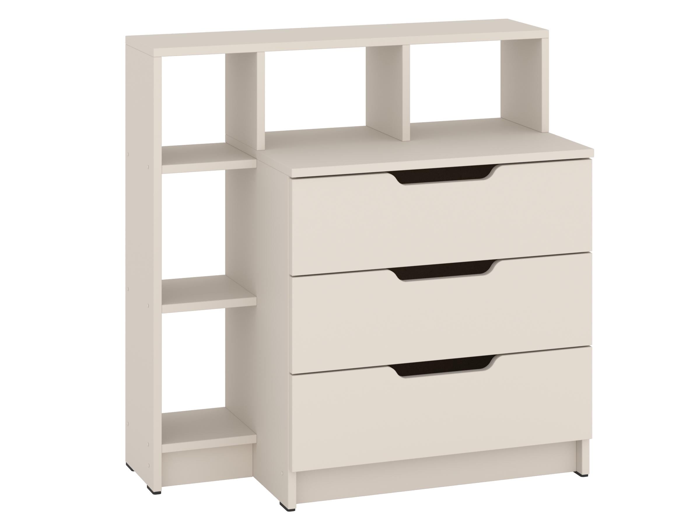 Комод с ящиками PEHOTIN К-3+5 ДСП 80х40х82 см Кашемир (PN-100514)