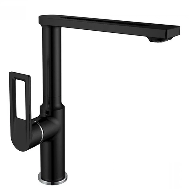 Смеситель для кухни Haiba Foster 017 Black (HB0967)