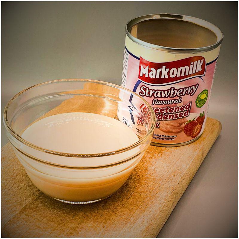 Згущене молоко Markomilk з ароматом полуниці 397 г (CM-M-Strawberry) - фото 4 Згущене молоко Markomilk з ароматом полуниці 397 г (CM-M-Strawberry) - фото 4