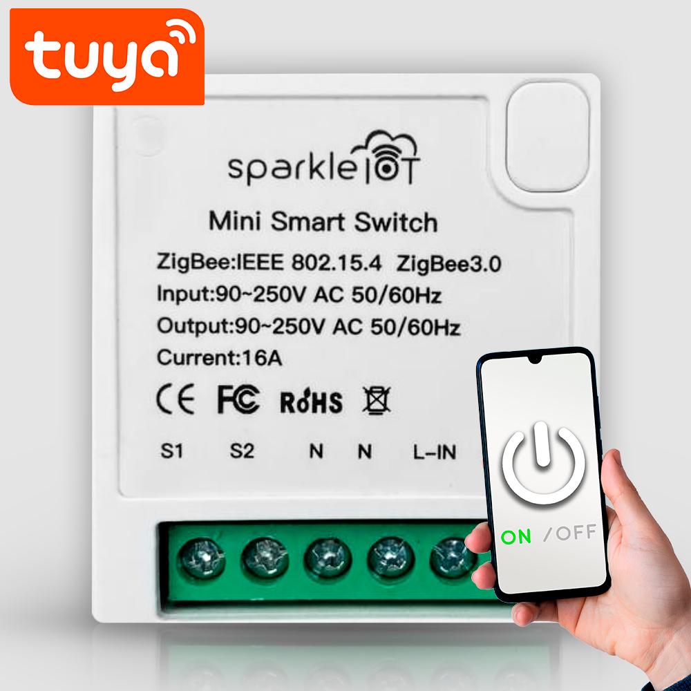 Реле ZigBee мини Tuya16A (WH00369) - фото 2