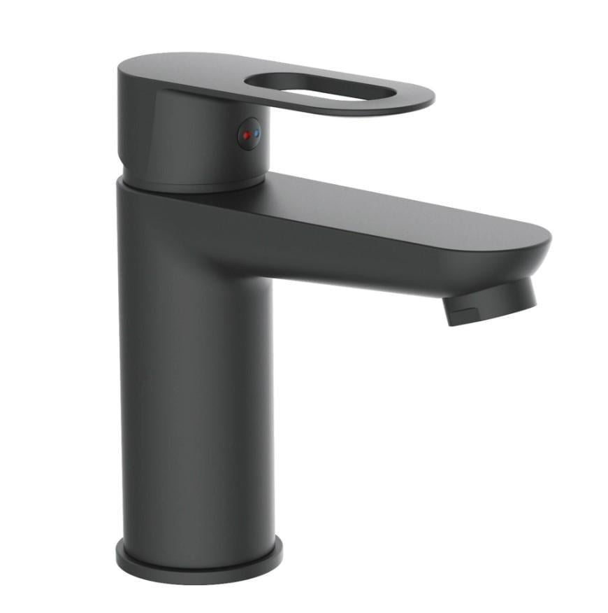 Змішувач для раковини Lidz Latwa 001 LDLAT001BLA45418 (51127)