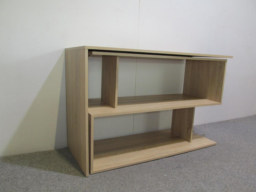 Компьютерный стол поворотный с полками М-Зон Джеко 1200 Сонома (MZN-031032) - фото 8 Компьютерный стол поворотный с полками М-Зон Джеко 1200 Сонома (MZN-031032) - фото 8