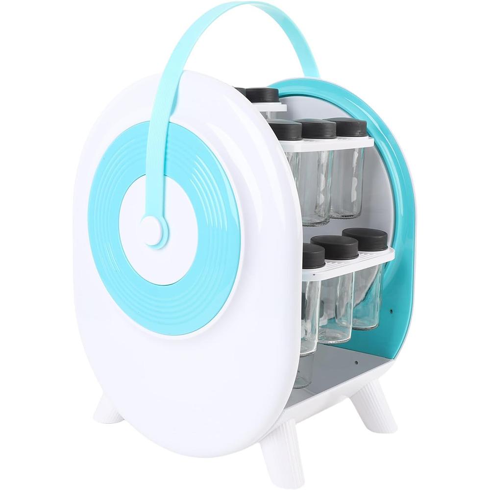 Набір баночок для приправ 18 шт. Білий із блакитним (33372) - фото 2 Набір баночок для приправ 18 шт. Білий із блакитним (33372) - фото 2