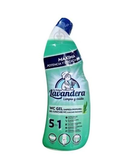 Гель для очищення унітаза та раковини Lavandera з ароматом свіжості 750 мл (26393747)