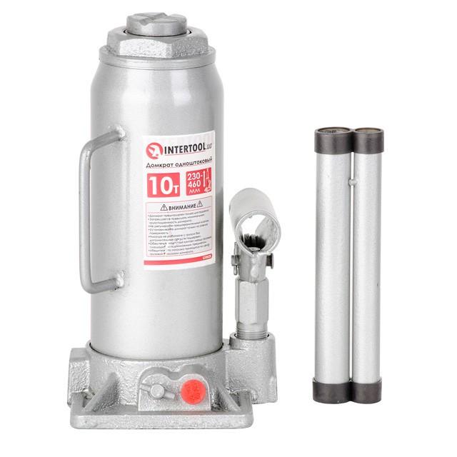 Домкрат одноштоковый Intertool GT0025 10 т